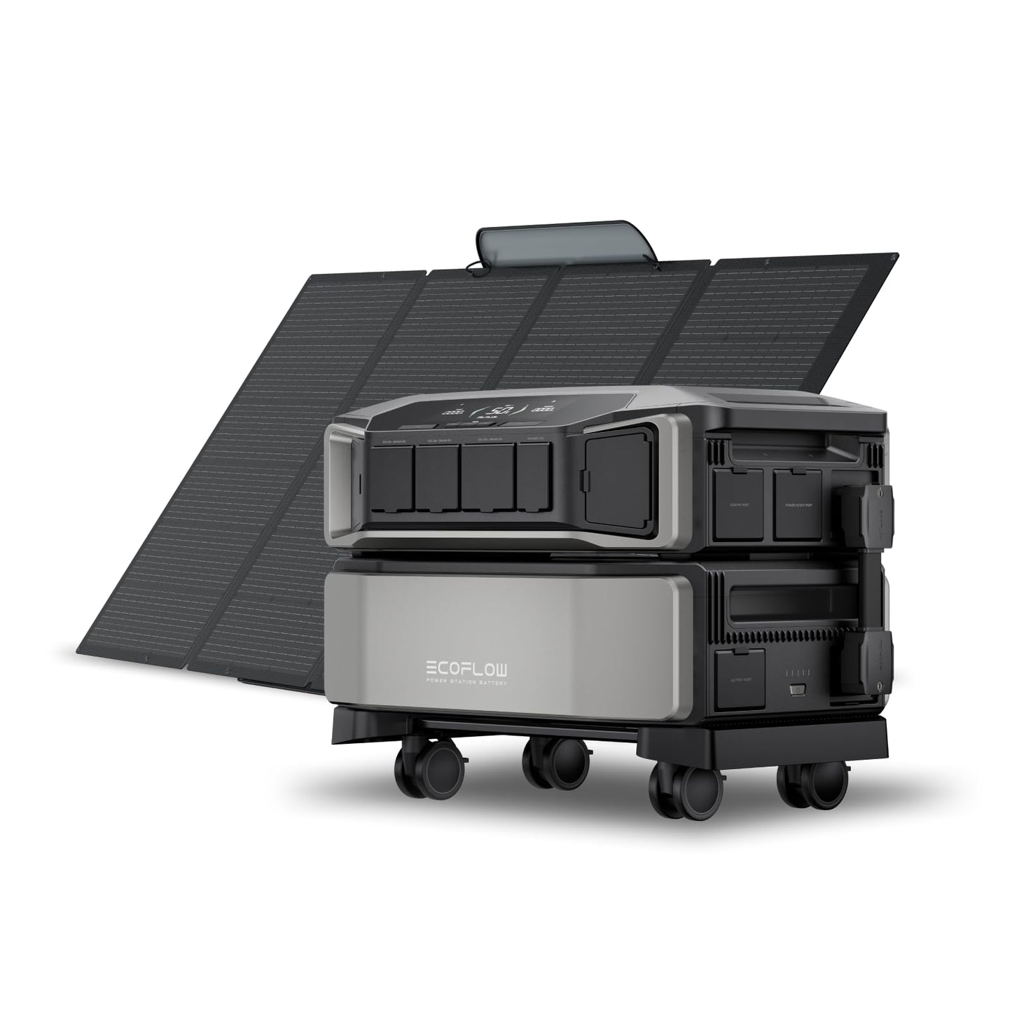 Ef Ecoflow Power Station 6144Wh Delta Pro Ultra With 400W Portable Panel, 120/240V 7200W Ac Output, Portable Generator For Home