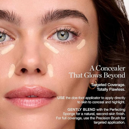 Ogee Complexion Perfecting Under Eye Concealer - Certified Organic Full Coverage Concealer - Buildable Coverage - MYRTLE 6.75W - Tan (Warm Undertones)