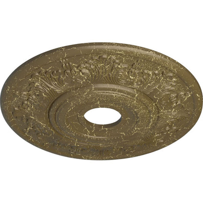 Ekena Millwork Cm20Vimmc Vienna Ceiling Medallion, Mississippi Mud Crackle