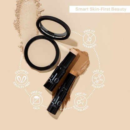 Glo Skin Beauty Eye Shadow Quad | Expertly Matched Shades for A Custom Eye Statement, (Warm Smokey)