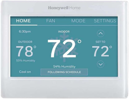 RTH9600WF Smart Color Thermostat ENERGY STAR Wi-Fi Programmable Touchscreen Alexa Ready - C-Wire Required
