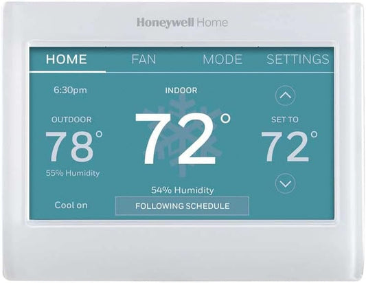 RTH9600WF Smart Color Thermostat ENERGY STAR Wi-Fi Programmable Touchscreen Alexa Ready - C-Wire Required