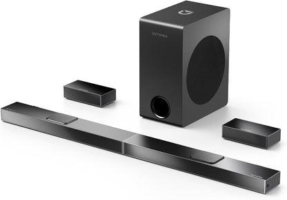 5.1.2 Dolby Atmos Soundbar for TV, 8" Wireless Subwoofer & Up-Firing Speakers, 4K HDR Surround Sound System for Home Theater, Nova S80 (2025 Upgraded Model)