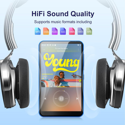 Fanvace 80GB MP3 Player with Bluetooth WiFi, 4" MP3 Players with Spotify, 2000mAh MP4 Player with Touch Screen, Android Music Player with Spotify Kids, Audible, Amazon Music, Play Store