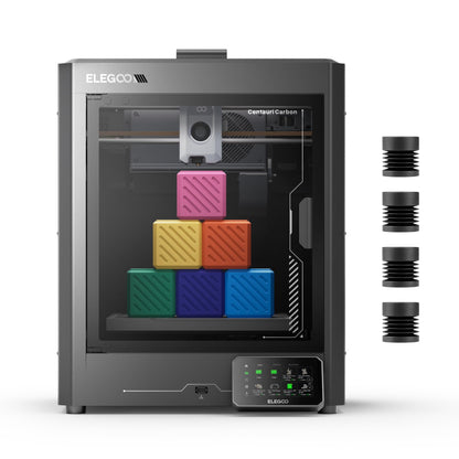 Elegoo Centauri Carbon 3D Printer, Corexy 500Mm/S High Speed Printing With Auto Calibration, 320C Nozzle And Built-In Camera, Re