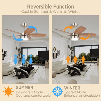 Vagizm Ceiling Fan 36 For Small Room: Modern Ceiling Fans With Light Remote Control - Reversible Quiet Dc Motor Dimmable With
