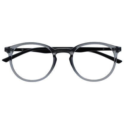 Opulize Met Blue Light Blocking Reading Glasses For Women Men, Slim Round Frame With Scratch Resistant And Spring Hinges, Comput