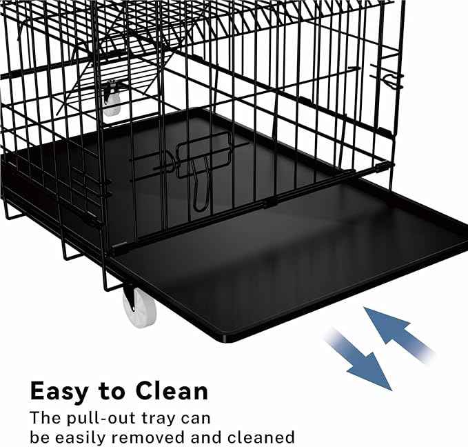 4-Tier Cat Cage Indoor: Large Cat Enclosure Pet Playpen Detachable Metal Wire Kennel Collapsible Crate with Scratching Post & Plush Pads & Hammock for Cats Kittens