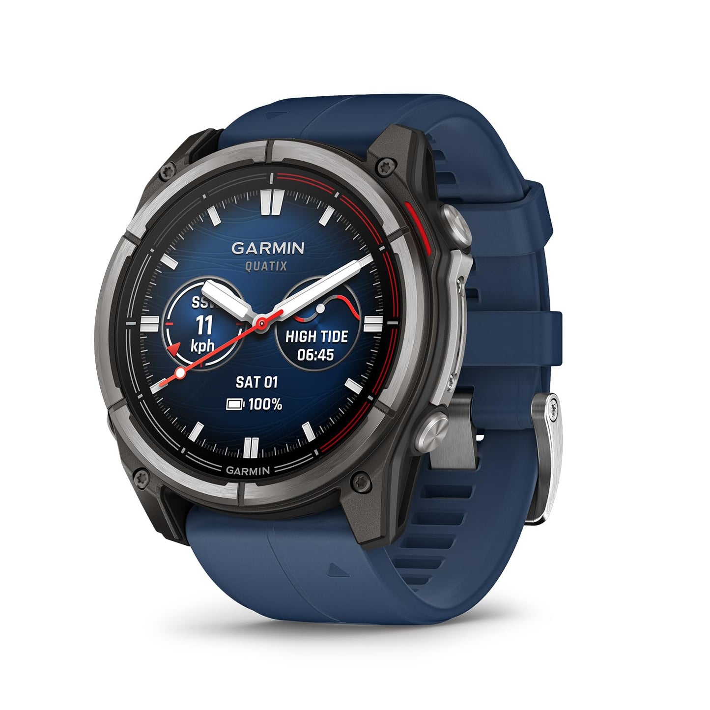 Garmin Quatix 8, 51 Mm, Marine Gps Smartwatch, Bright Amoled Display, Chartplotter Controls, Built-In Flashlight, 24/7 Health &