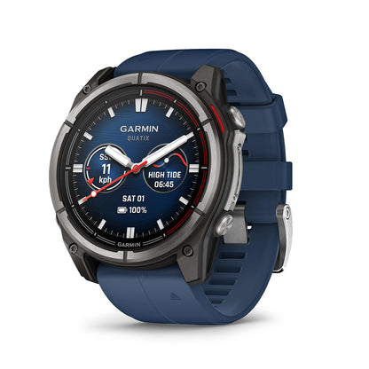 Garmin Quatix 8, 51 Mm, Marine Gps Smartwatch, Bright Amoled Display, Chartplotter Controls, Built-In Flashlight, 24/7 Health &