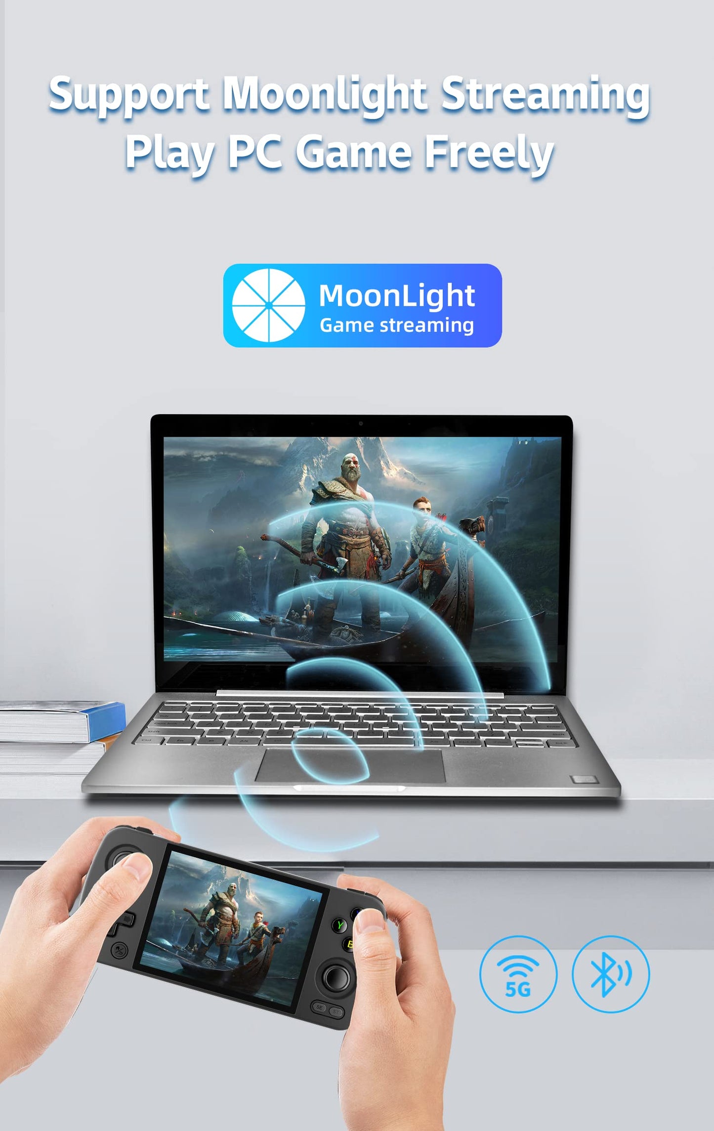 Retro Handheld Game Aluminum Alloy, Android 12 Built-in 128G TF Card 3172 Games,4 inch IPS Touch Screen with Game Front-end,RG405M Supports OTA Wireless Upgrade
