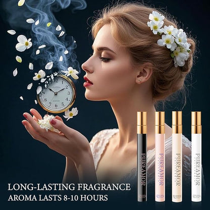 Pheromones Perfumes for Women, Pepper & Spicy Sandalwood Perfume, Long Lasting Men Eau de Parfun, Premium Scent Blend Perfumes for Women, 0.41 fl. Travel Perfume Spray