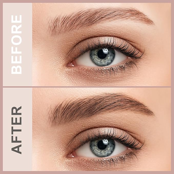 LAVONE Eyebrow Pen,2-IN-1 Dual-ended Waterproof Eyebrow Pencil,with 4 Tip Microblading Eyebrow Pen and Ultra-Precise Brow Pencil,Dual-ended Eyebrow Brush, for Natural Looking-Dark Brown