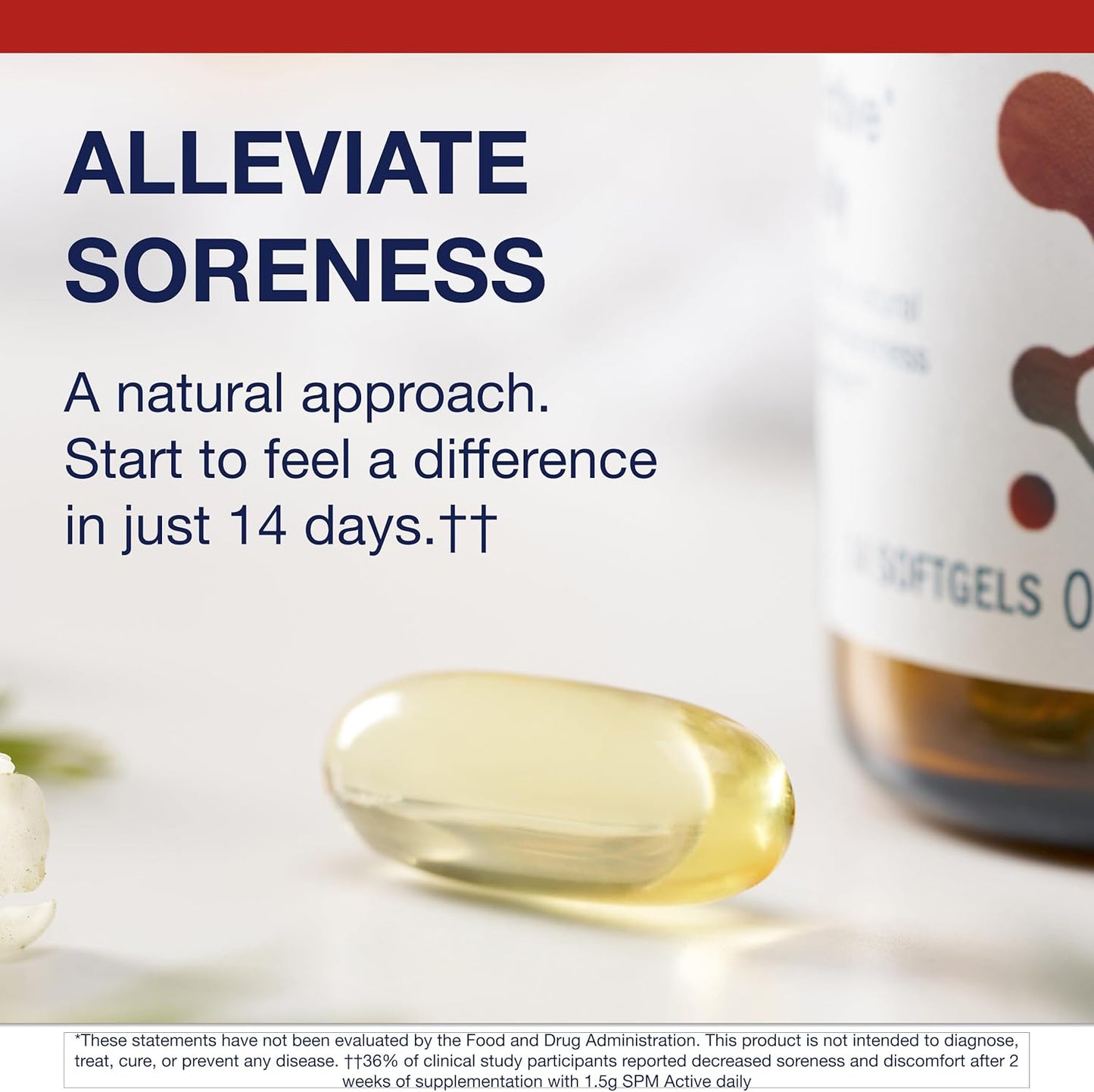 Metagenics SPM Active One Daily Supplement - Next Generation Omega Fish Oil with Pro Resolving Mediators for Joint Soreness & Soothing Relief* - Sustainably Sourced - Gluten-Free - 14 Softgels