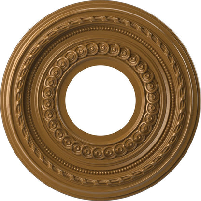 Ekena Millwork Cmp10Codvg Cole Thermoformed Pvc Ceiling Medallion (Fits Canopies Up To 4 1/4), 10Od X 3 1/2Id X 3/4P, Universal