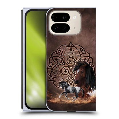 Head Case Designs Officially Licensed Brigid Ashwood Horse Celtic Wisdom Hard Back Case Compatible With Google Pixel 9 Pro Fold