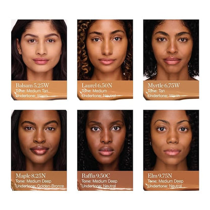Ogee Complexion Perfecting Under Eye Concealer - Certified Organic Full Coverage Concealer - Buildable Coverage - MYRTLE 6.75W - Tan (Warm Undertones)