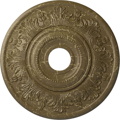 Ekena Millwork Cm20Vimmc Vienna Ceiling Medallion, Mississippi Mud Crackle
