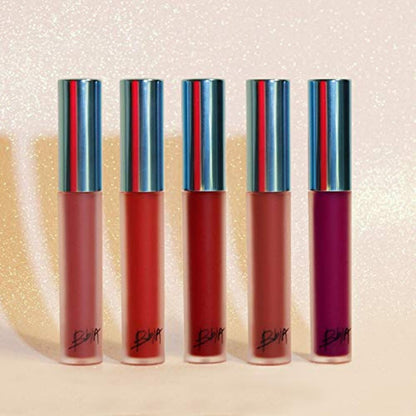 BBIA Last Velvet Lip Tint - Soft & Creamy Matte Finish Lip Stain, Blur Effect with Velvety Texture, Long-Lasting, High Pigment, Lightweight, Non-Drying, Korean Lip Makeup (02 EXTRA BOUNCE)
