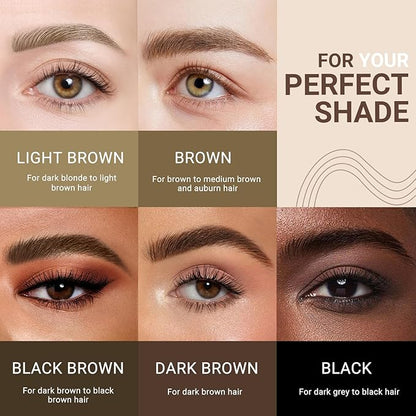 iMethod Eyebrow Pen - Eyebrow Pencil with Micro 4-Fork Tip, Microblading Eyebrow Pen for Natural Hair-Like Brows, Long-Lasting Eye Brow Pencils for Women, Smudge-proof, Black