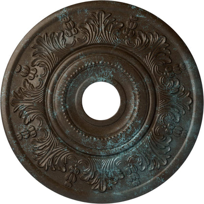 Ekena Millwork Cm20Vibbs Vienna Ceiling Medallion, Bronze Blue Patina