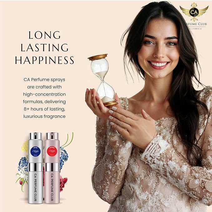 CA Perfume Duo Impression of Essencial 01 For Women And Men Perfume Layering Set Long Lasting Travel Size EDP + Body Oil Roll-On Bottle 0.27 Fl Oz+0.33 Fl Oz