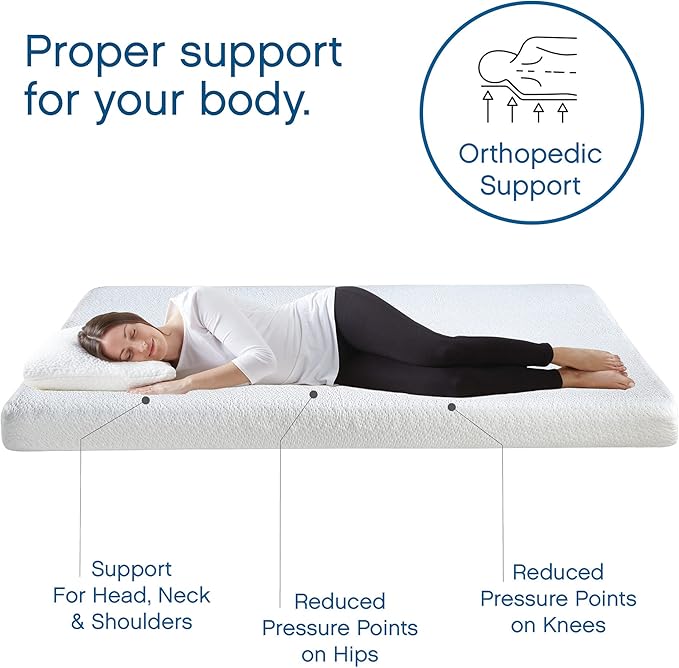 Classic Brands Cool Gel Gel Memory Foam 6-Inch Mattress | CertiPUR-US Certified | Bed-in-a-Box, Twin XL