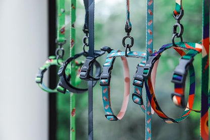 pidan Cat Harness and Leash Set, XL Size for Large Cats, Escape Proof - Adjustable Kitten Harness for Large Small Cats, Lightweight Soft Walking Travel Petsafe Harness (Multicolor-XL Size)