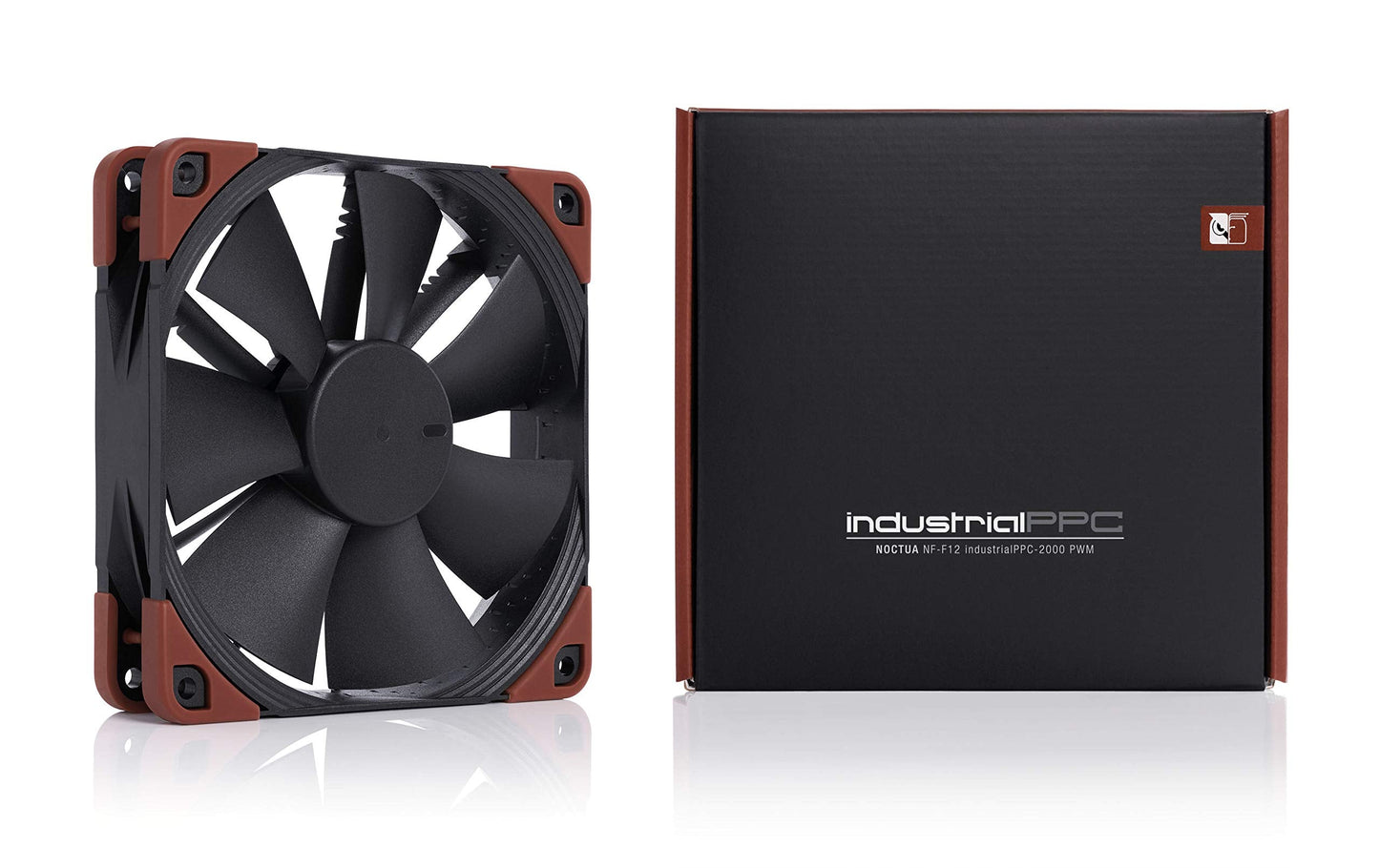 Noctua Nf-F12 Ippc-2000 Pwm, Heavy Duty Fan, 4-Pin, 2000 Rpm (120Mm, Black)
