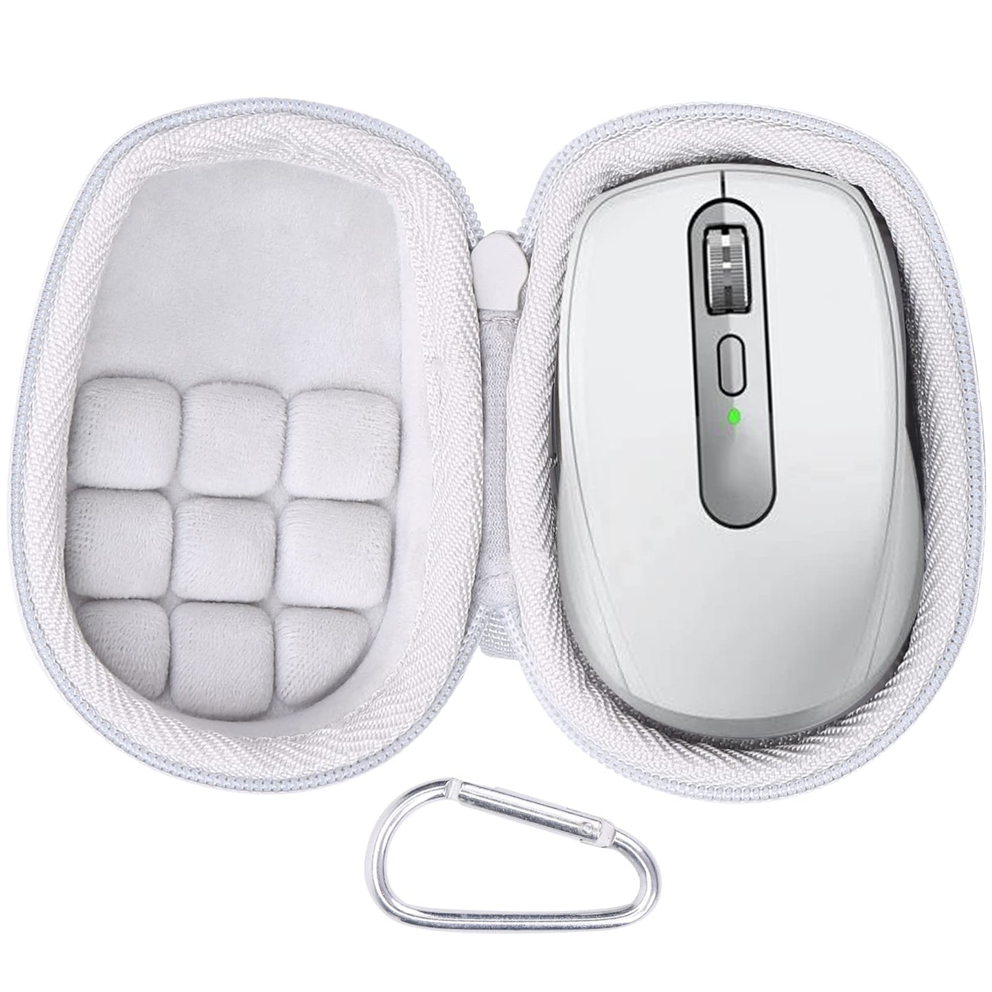 Co2Crea Hard Case Replacement For Logitech Mx Anywhere 3S Anywhere 3 Anywhere 2S Anywhere 2 Compact Performance Mouse (Pale Grey
