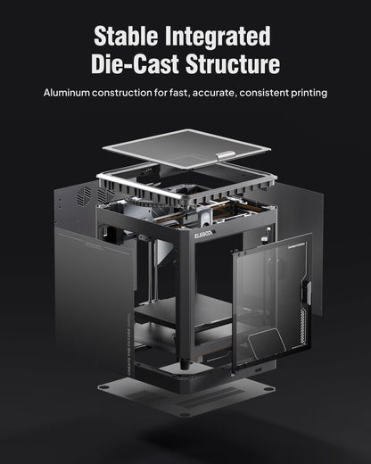 Elegoo Centauri Carbon 3D Printer, Corexy 500Mm/S High Speed Printing With Auto Calibration, 320C Nozzle And Built-In Camera, Re