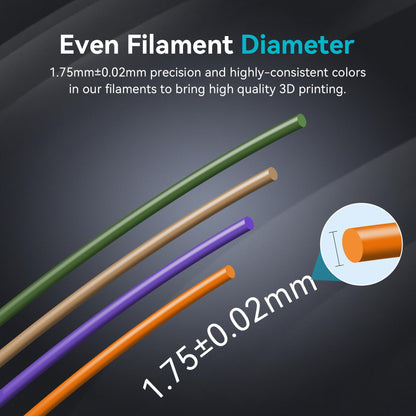 SUNLU PLA Plus Filament 16 Color Bundle Multicolor, PLA+ 3D Printer Filament 1.75mm, Mini Spool, Individually Vacuum Packed, 16 Pack.