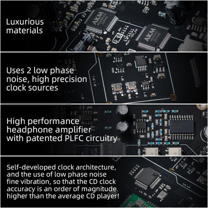 S.M.S.L Pl200 Mqa-Cd Player Player Hifi Lossless Ak4499Ex Chip Bluetooth Playback Dac Headphone Amplifier,With Remote Control (S