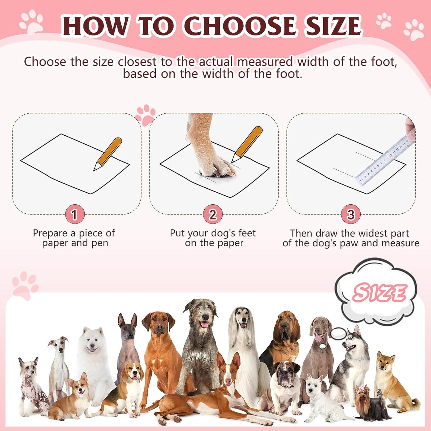 Dog Shoes for Large Medium Small Dog, Mesh Breathable Dog Shoes for Hot Pavement, Anti-Slip Dogs Boots Paw Protectors with Reflective for Outdoor Walking Indoor Hardfloors (Size 8)