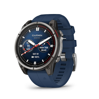 Garmin Quatix 8, 47 Mm, Marine Gps Smartwatch, Bright Amoled Display, Chartplotter Controls, Built-In Flashlight, 24/7 Health &