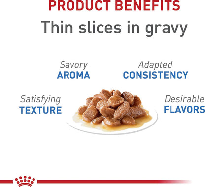 Royal Canin Feline Weight Care Thin Slices in Gravy Canned Adult Wet Cat Food, 5.1 oz can (24-Count)