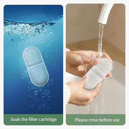 Apauk 8 Pack Replacement Filters/Sponges - Individually Packaged-Applicable to Cat Water Fountain Stainless Steel 108oz/3.2L, APAUK Automatic Pet Fountain Dog Water Dispenser