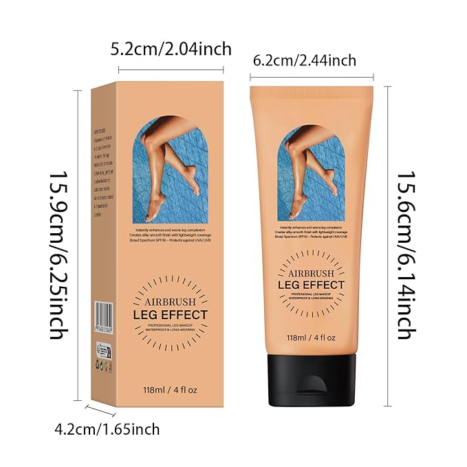 Leg Makeup Waterproof No Transfer,Flawless Legs Body Scar Tattoo Cover Up Makeup Waterproof Long Last Concealer for All Skin Tones. (03# Bronze)