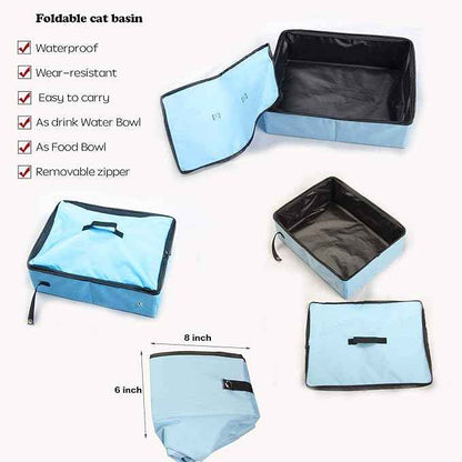 Mispace Portable 2 Pet Carriers for Cats Collapsible Cat Condo for Car Travel Pet Kennel Show Cages with Portable Carry Bag Hammocks Mats and Litter Box