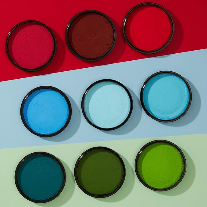 Pro Face & Body Paint Cake Pots by Moon Creations - Bright Yellow - Professional Water Based Face Paint Makeup for Adults, Kids - 1.26oz