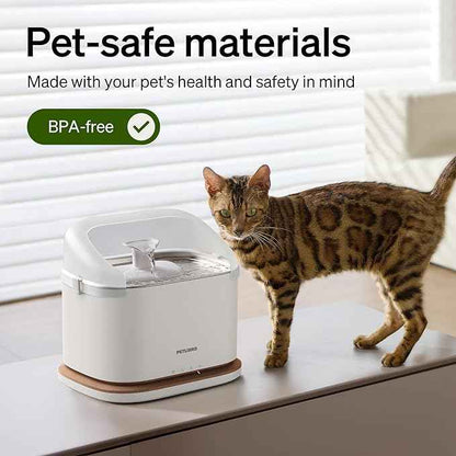 PETLIBRO Splash Shield for 3L Dockstream 2 Cat Water Fountain PLWF106 PLWF116 and PLWF305 Prevent Water Spills, Large top Radius, Easy to Remove & Clean