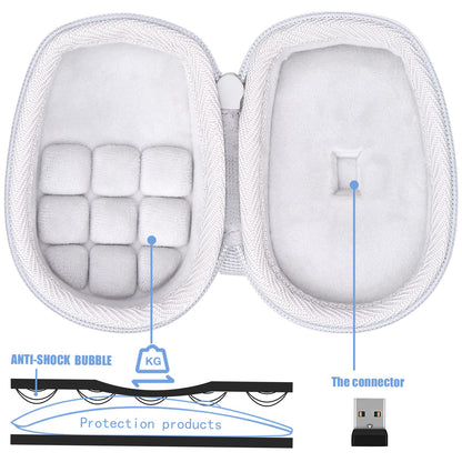 Co2Crea Hard Case Replacement For Logitech Mx Anywhere 3S Anywhere 3 Anywhere 2S Anywhere 2 Compact Performance Mouse (Pale Grey