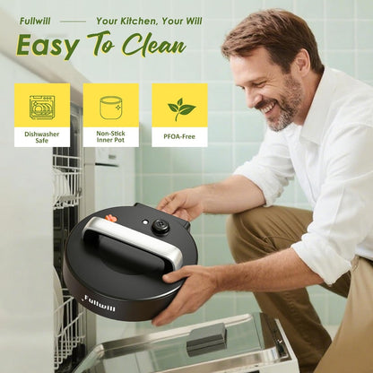 9-In-1 Electric Pressure Cooker(2025 Upgraded), 12 Presets Instant Multi Cooker, Olla De Presion Nonstick Pot 6 Quarts