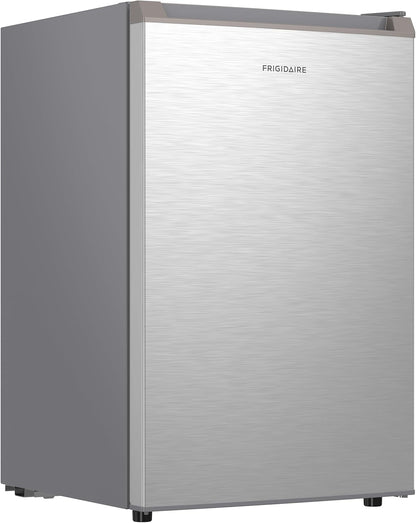 Mini Refrigerator, Compact Freezer Compartment, Adjustable Thermostat Control, Reversible Door, Contemporary Series, 4.5 Cu Ft, Platinum
