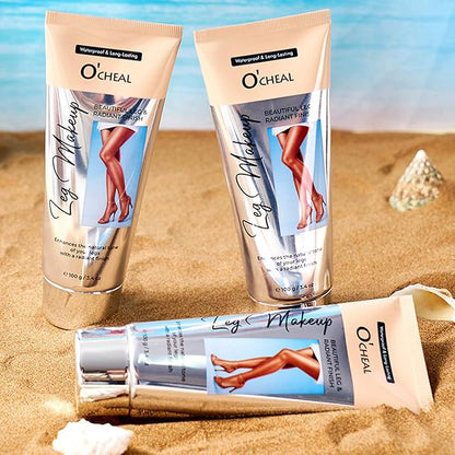 Leg Makeup Concealer, Leg Cream Waterproof Flawless Body Foundation Cream, Skin Tattoo Scars Concealer, Suitable for Natural, Healthy Skin Tones 100g