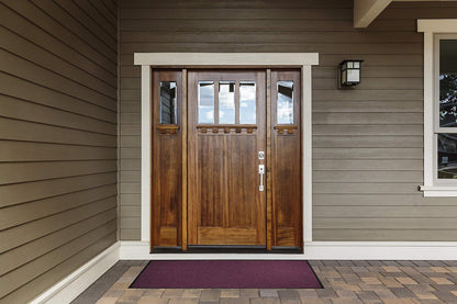 M+A Matting WaterHog Diamond | Commercial-Grade Entrance Mat with Rubber Border – Indoor/Outdoor, Quick Drying, Stain Resistant Door Mat (Evergreen, 3' x 4')