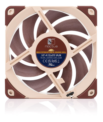 Noctua Nf-A12X25 Uln, Ultra Quiet Silent Fan, 3-Pin (120Mm, Brown)