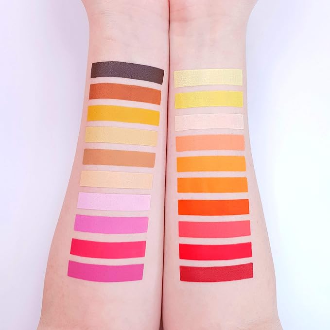 Pro Face & Body Paint Cake Pots by Moon Creations - Bright Yellow - Professional Water Based Face Paint Makeup for Adults, Kids - 1.26oz
