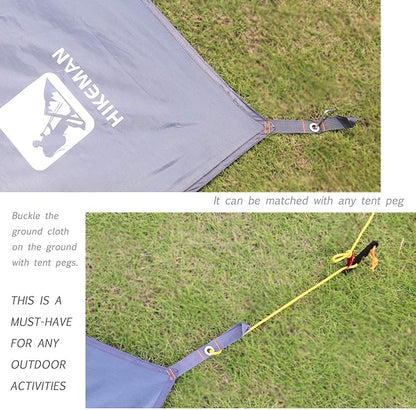 HIKEMAN Waterproof Camping Tarp Portable Tent Footprint with Drawstring Bag Ground Cloth for Outdoor Hiking Picnic (XXL-95”x83”)
