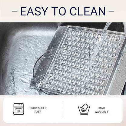 PEGGY11 Durable Stainless Steel Lick Pad for Cats & Dogs | Strong Suction Cups | Anxiety Relief & Slow Feeder | Dishwasher Safe - Two Pack